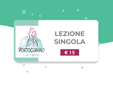 QUOTA 1 LEZIONE | E' richiesto il versamento della quota associativa annuale | Verificare disponibilità in segreteria prima di effettuare il versamento