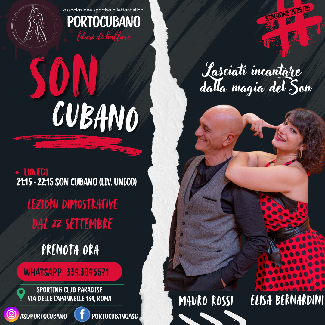 QUOTA MENSILE | Son Cubano (lunedì ore 21:15)
